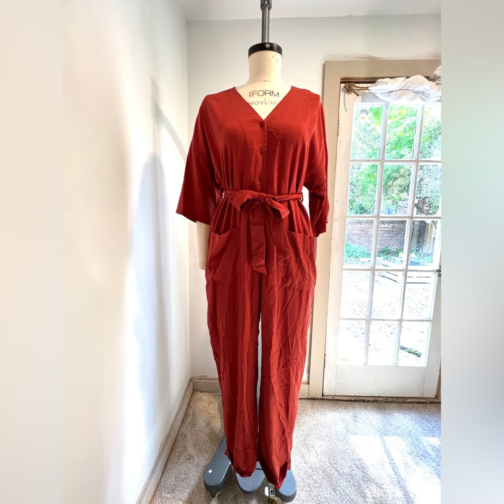 Bacio Stretch Woven Jumpsuit